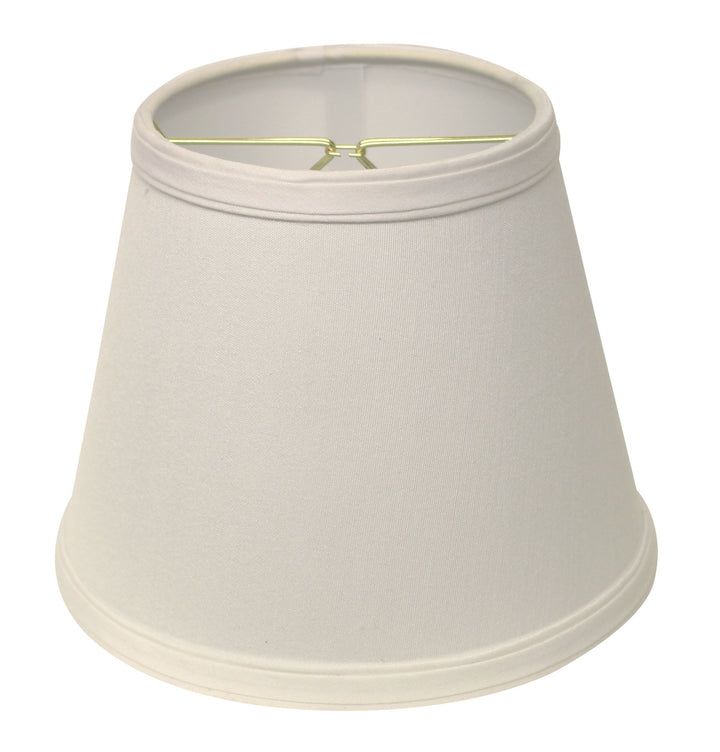 10" White Empire Hardback Slanted No Slub Lampshade