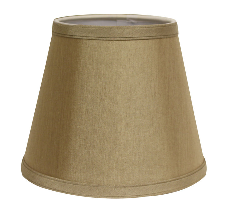 12" Pale Brown Empire Hardback Slanted No Slub Lampshade