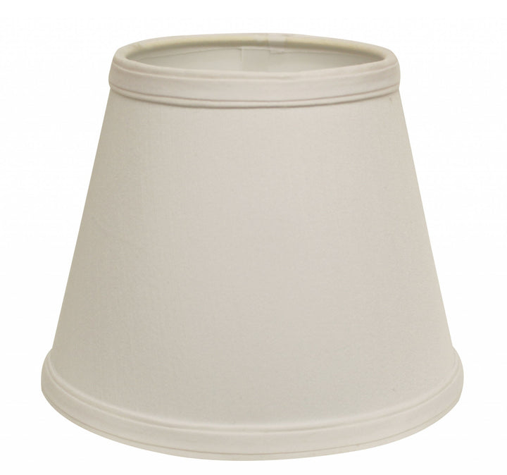 19" White Empire Slanted No Slub Lampshade