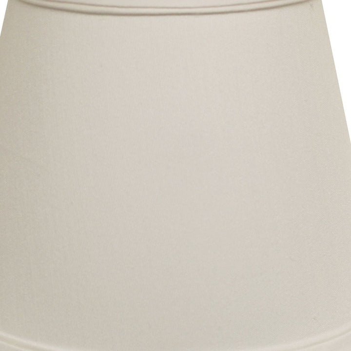 19" White Empire Slanted No Slub Lampshade