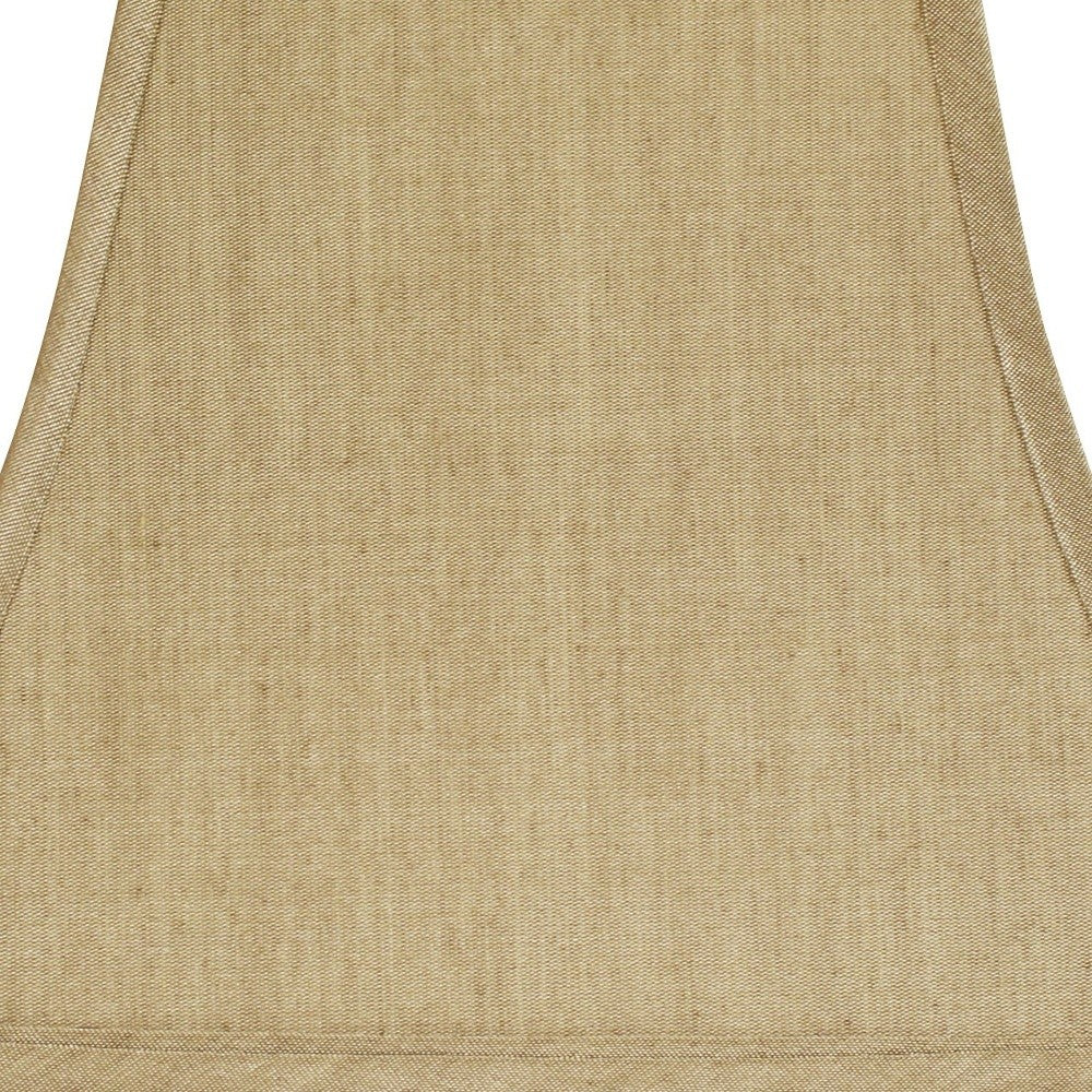 12" Pale Brown Square Bell No Slub Lampshade