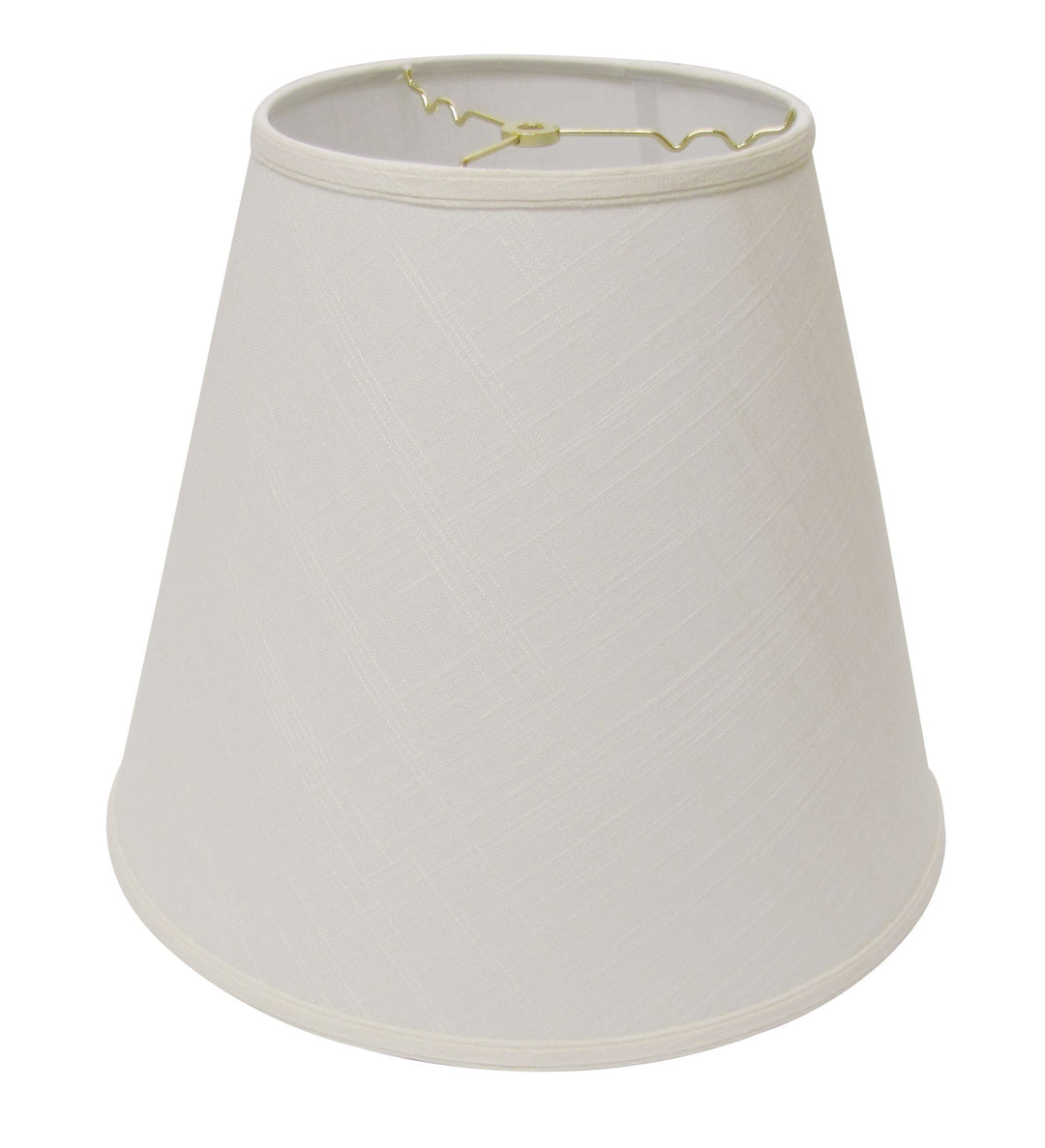 16" Off White Deep Empire Linen Lampshade