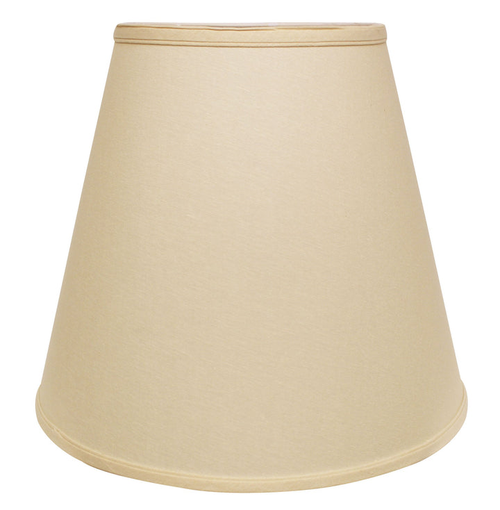 16" Parchment Biege Deep Empire Linen Lampshade