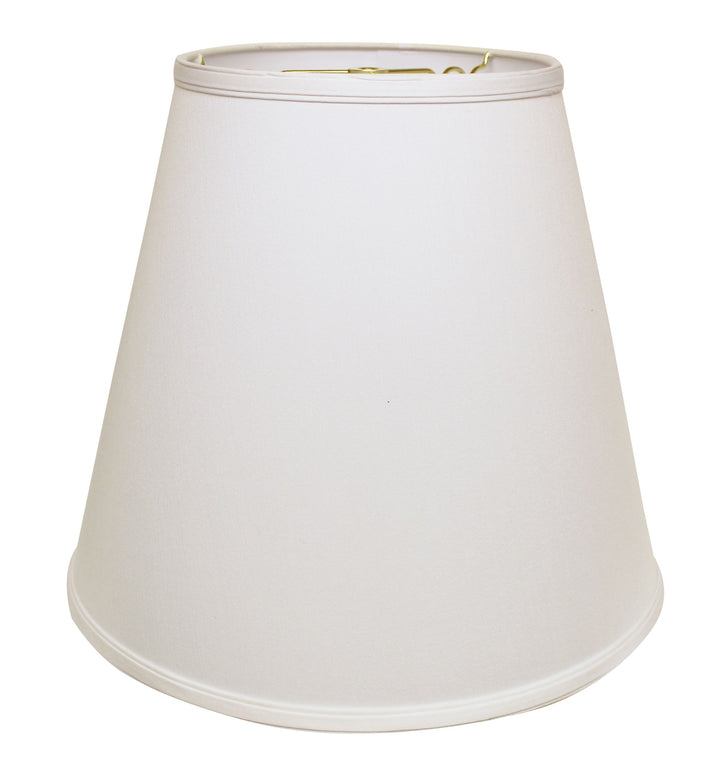 16" White Deep Empire No Slub Lampshade