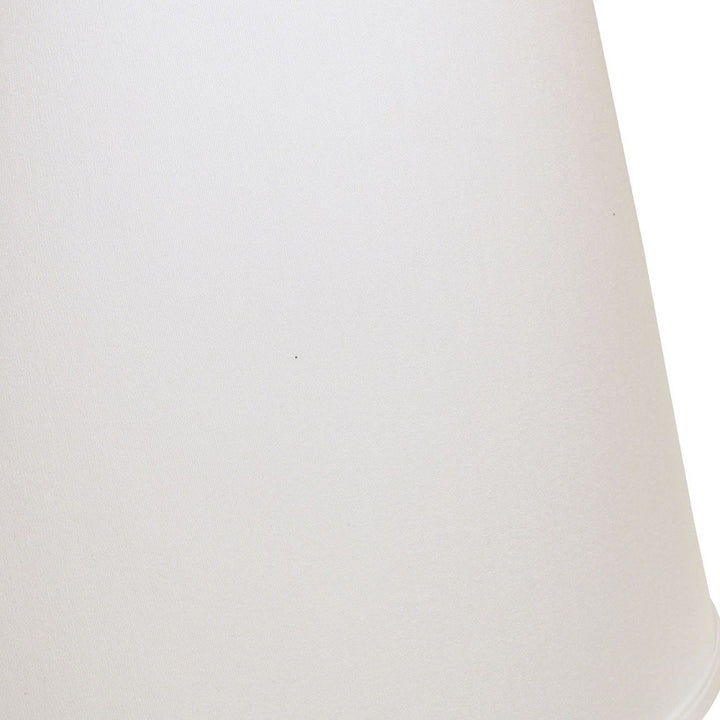 16" White Deep Empire No Slub Lampshade