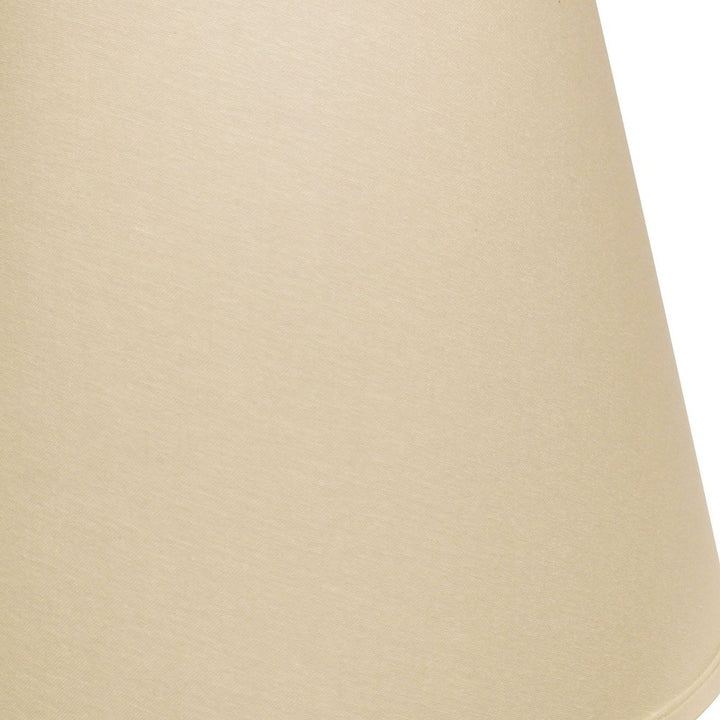 18" Parchment Biege Empire Linen Lampshade