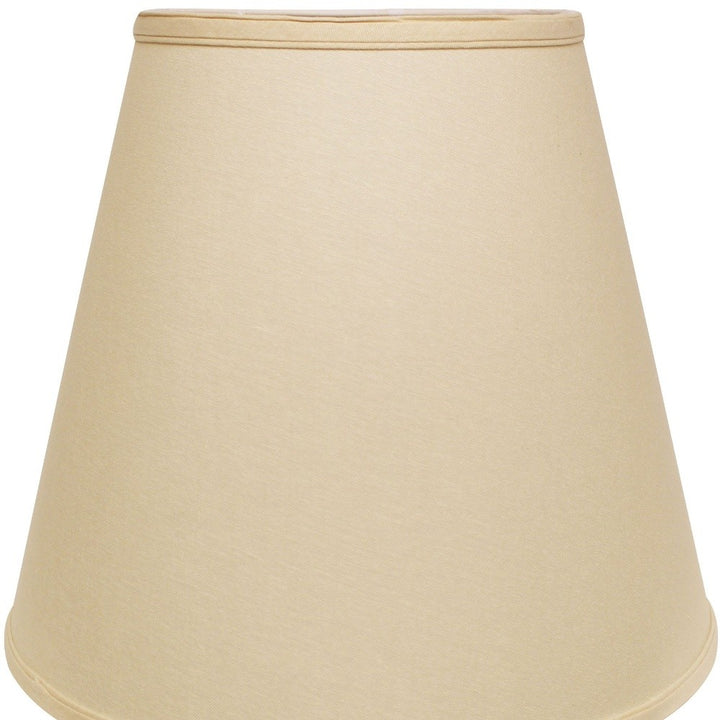 18" Parchment Biege Empire Linen Lampshade