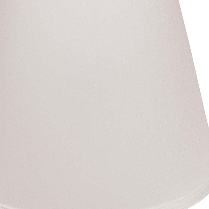 18" White Empire Deep Slanted No Slub Lampshade