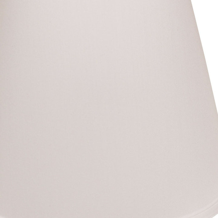 18" White Empire Deep Slanted No Slub Lampshade