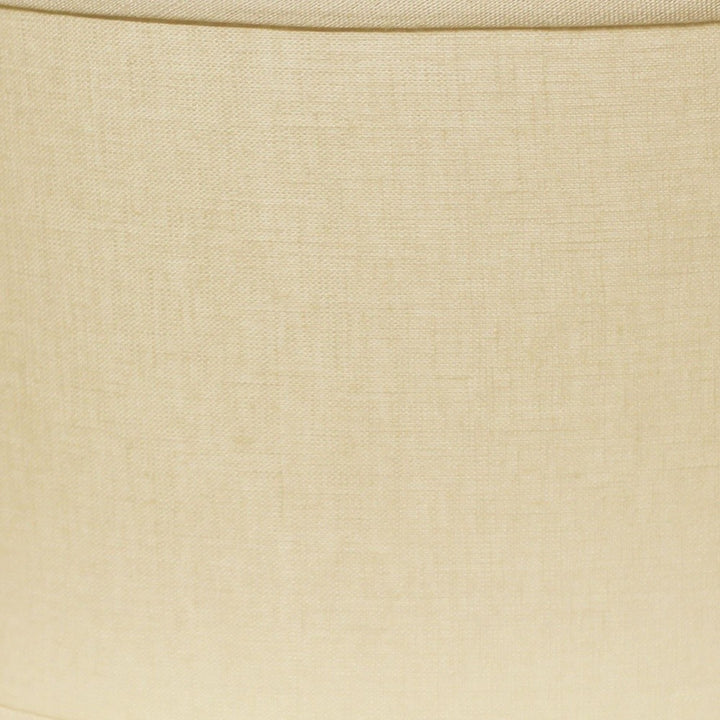 16" Dark Wheat Throwback Oval Linen Lampshade