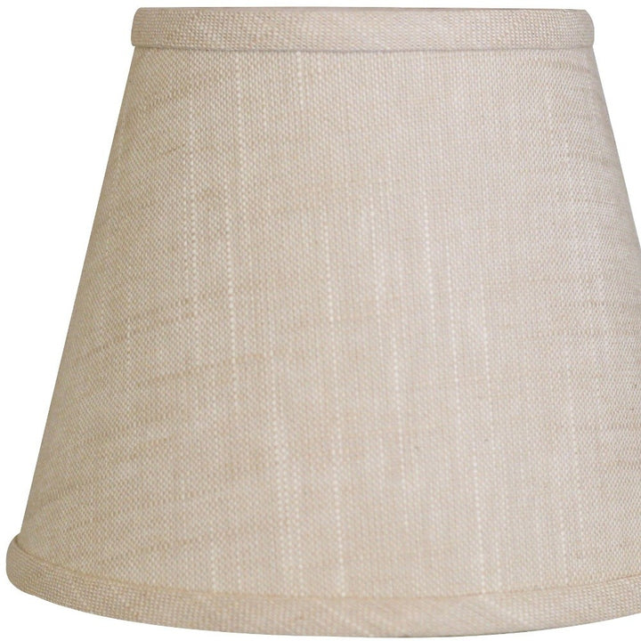 8" Light Wheat Hardback Empire Linen Lampshade