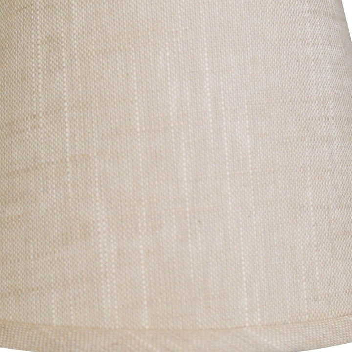 8" Light Wheat Hardback Empire Linen Lampshade