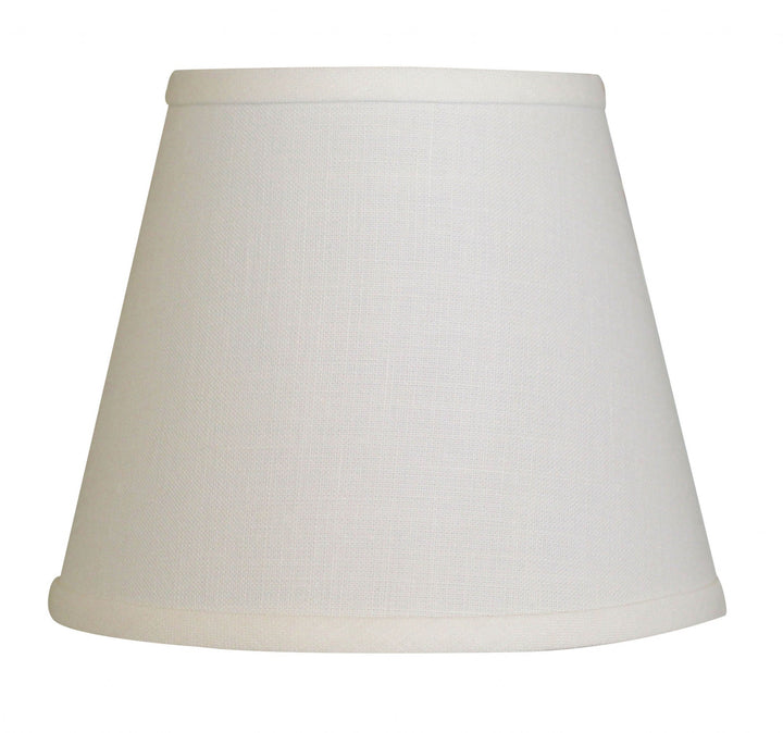 8" Parchment Biege Hardback Empire Linen Lampshade