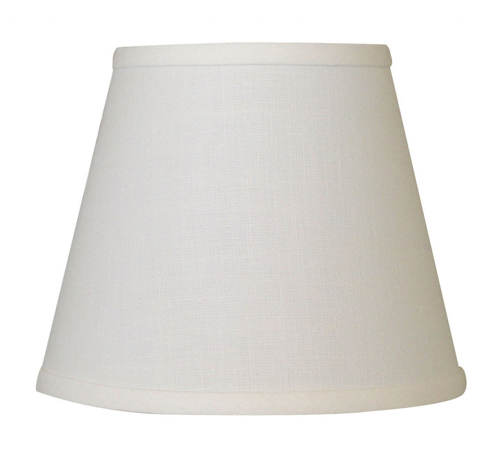 8" Parchment Biege Hardback Empire Linen Lampshade