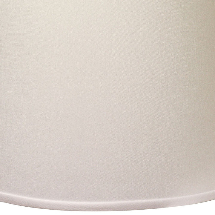 18" White Rounded Empire Slanted No Slub Lampshade