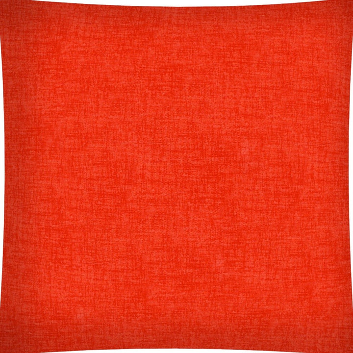 17" Dark Red Indoor Outdoor Throw Pillow Cover With Texture