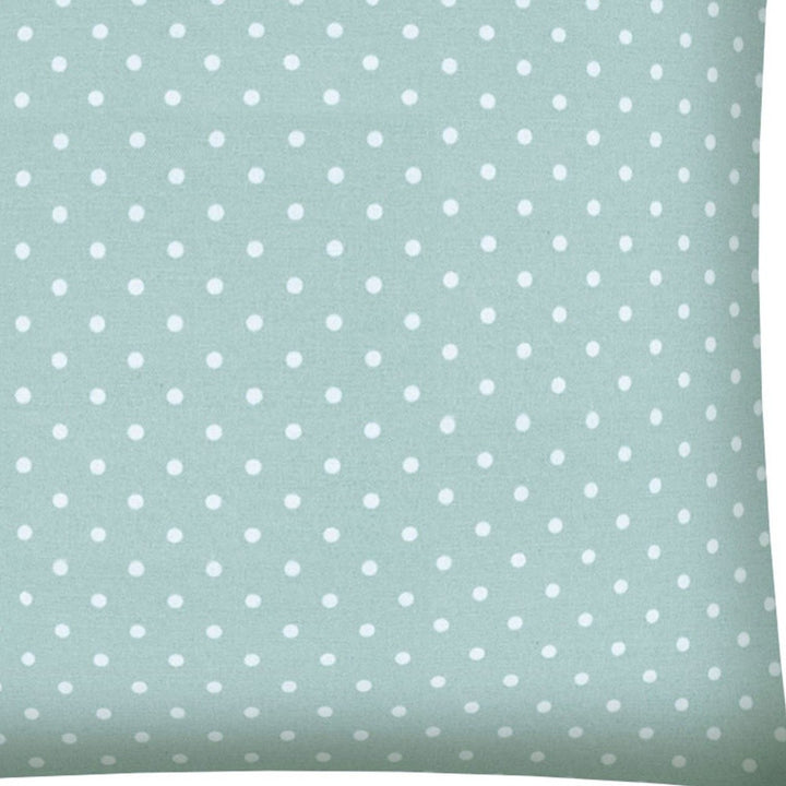 17" Seafoam Polka Dot Indoor Outdoor Throw Pillow Cover