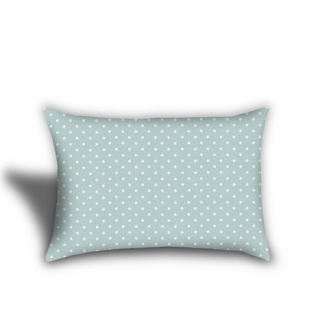 Set Of Three 19" X 19" Seafoam And White Zippered Floral Throw Indoor Outdoor Pillow Cover