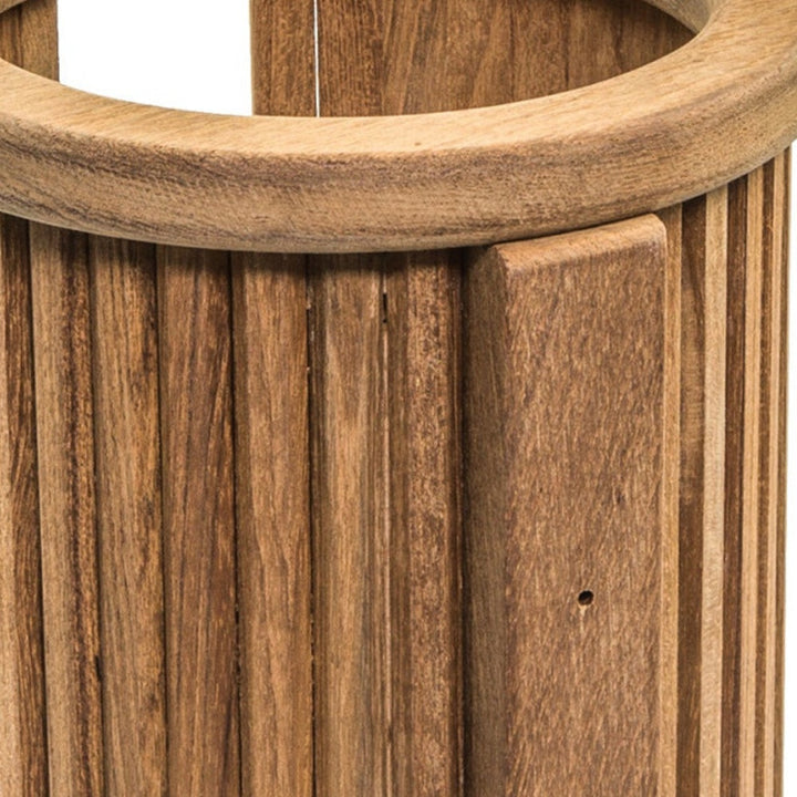 Traditional Solid Teak Toilet Paper Rack