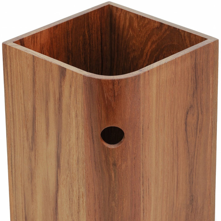 Designer Genuine Teak Waste Basket