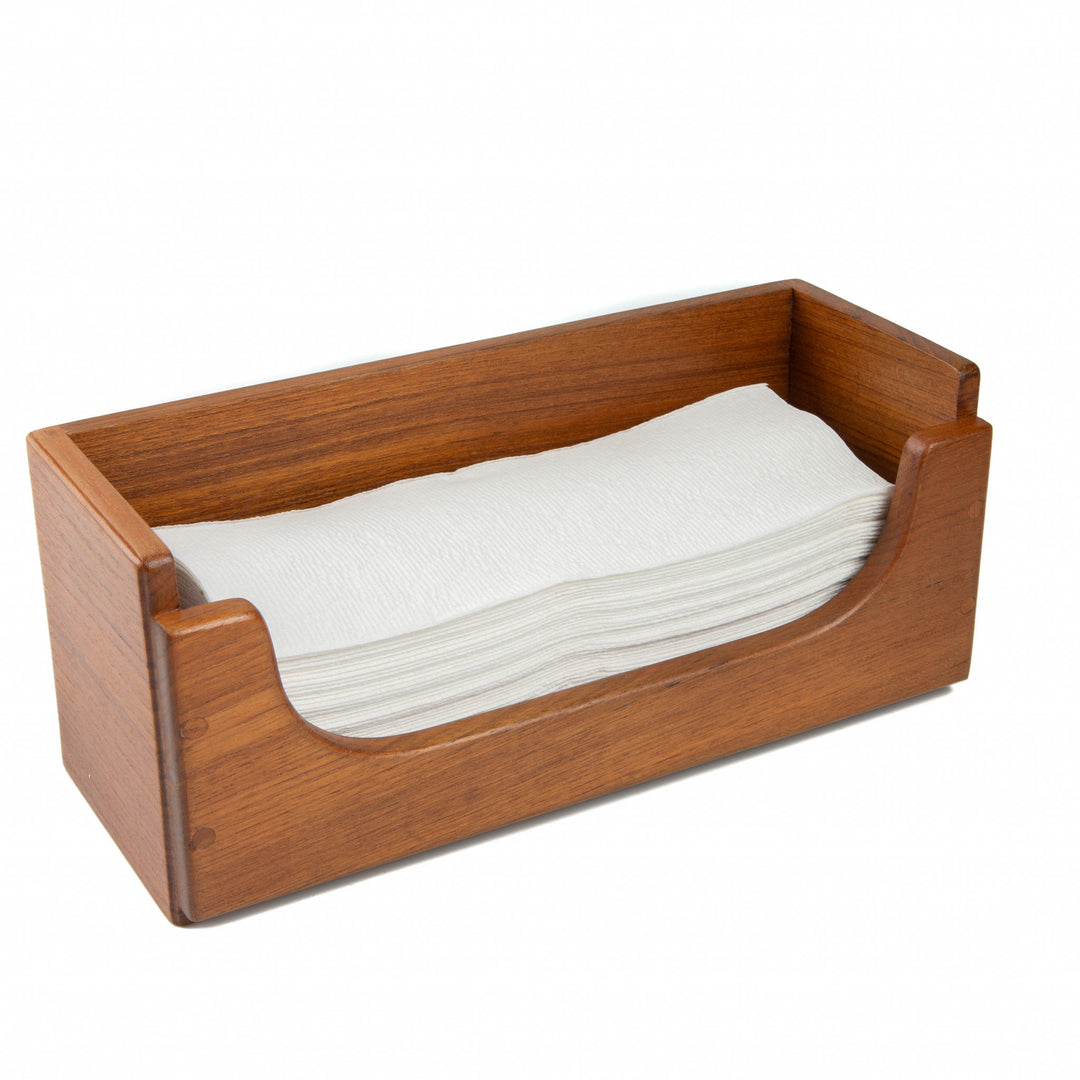 Traditional Solid Teak Guest Paper Towel Holder