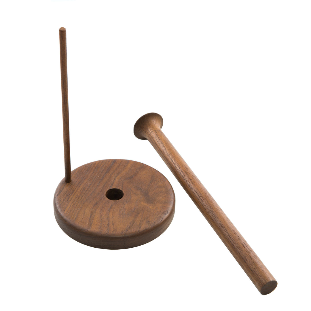 Free Standing 5.88 " Wood Paper Towel Holder