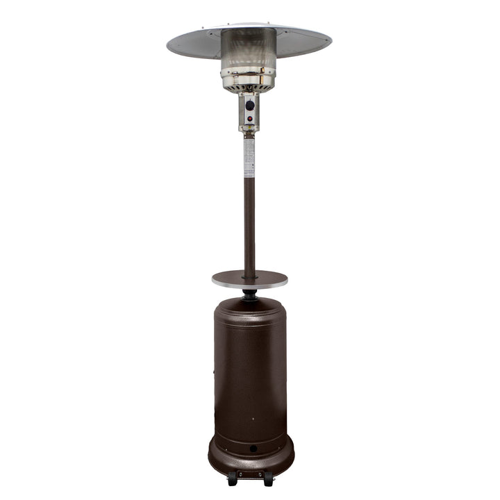 48000 BTU Bronze Steel Propane Cylindrical Pole Standing Patio Heater