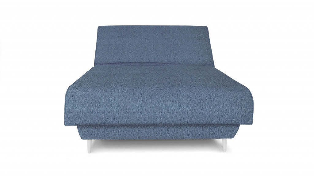 Blue Jeans and Blue Full Adjustable Upholstered Polyester No Bed Frame with Mattress