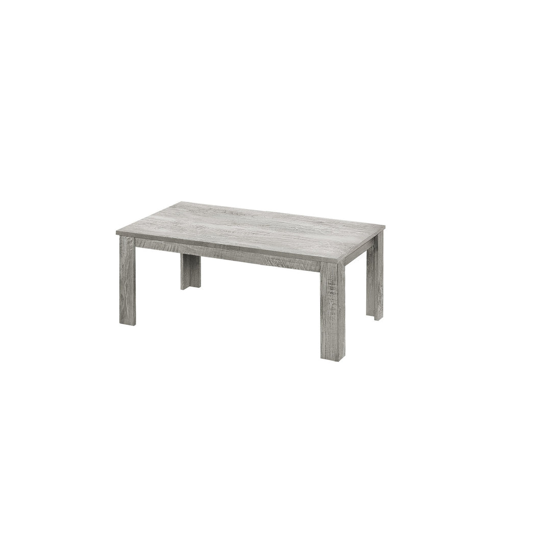 Set of Three 44" Gray Coffee Table