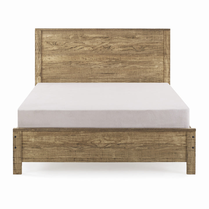 Gray Solid Wood Twin Bed Frame