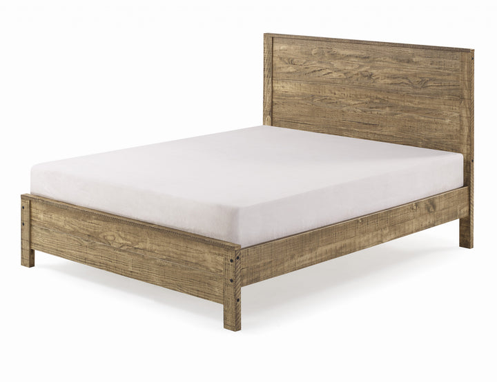 Gray Solid Wood Twin Bed Frame