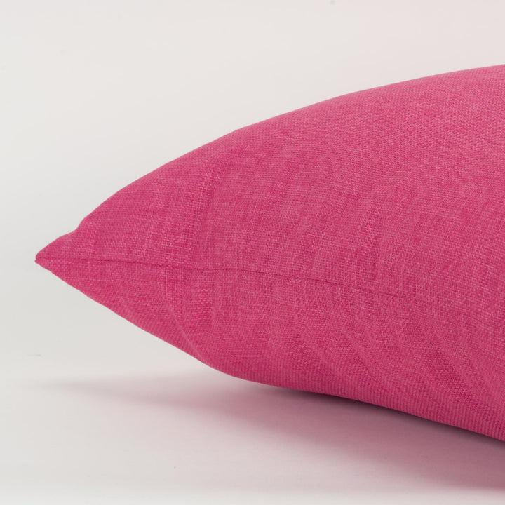 22" Hot Pink Indoor Outdoor Throw Pillow