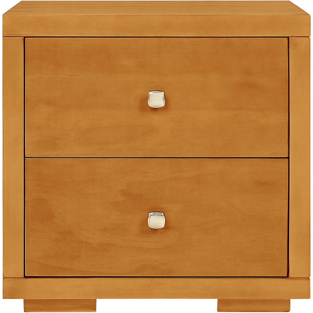 19" Espresso Two Drawer Nightstand