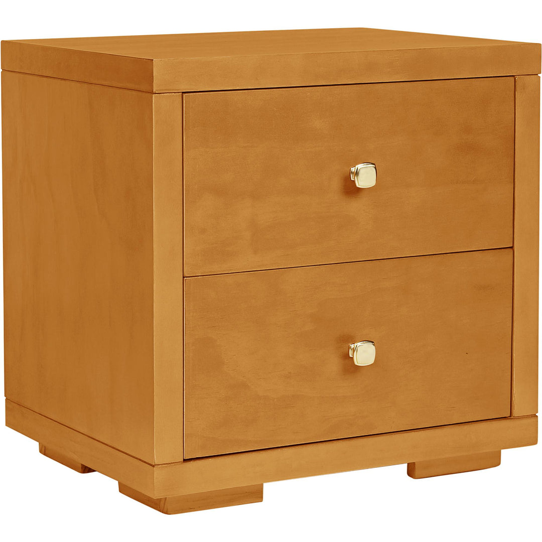 19" Espresso Two Drawer Nightstand