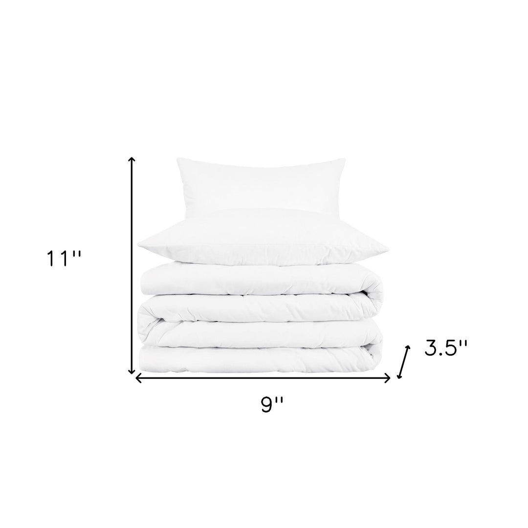 White Queen Cotton Blend 1000 Thread Count Washable Duvet Cover Set