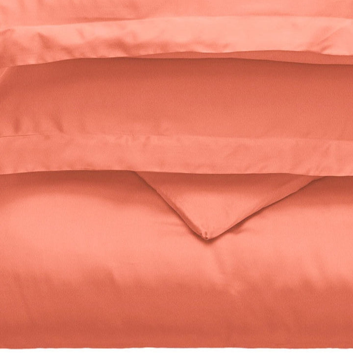 Coral King Cotton Blend 300 Thread Count Washable Duvet Cover Set