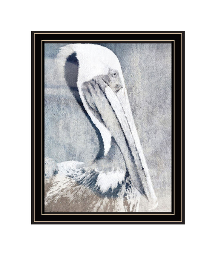 PELICAN Black Framed Print Wall Art