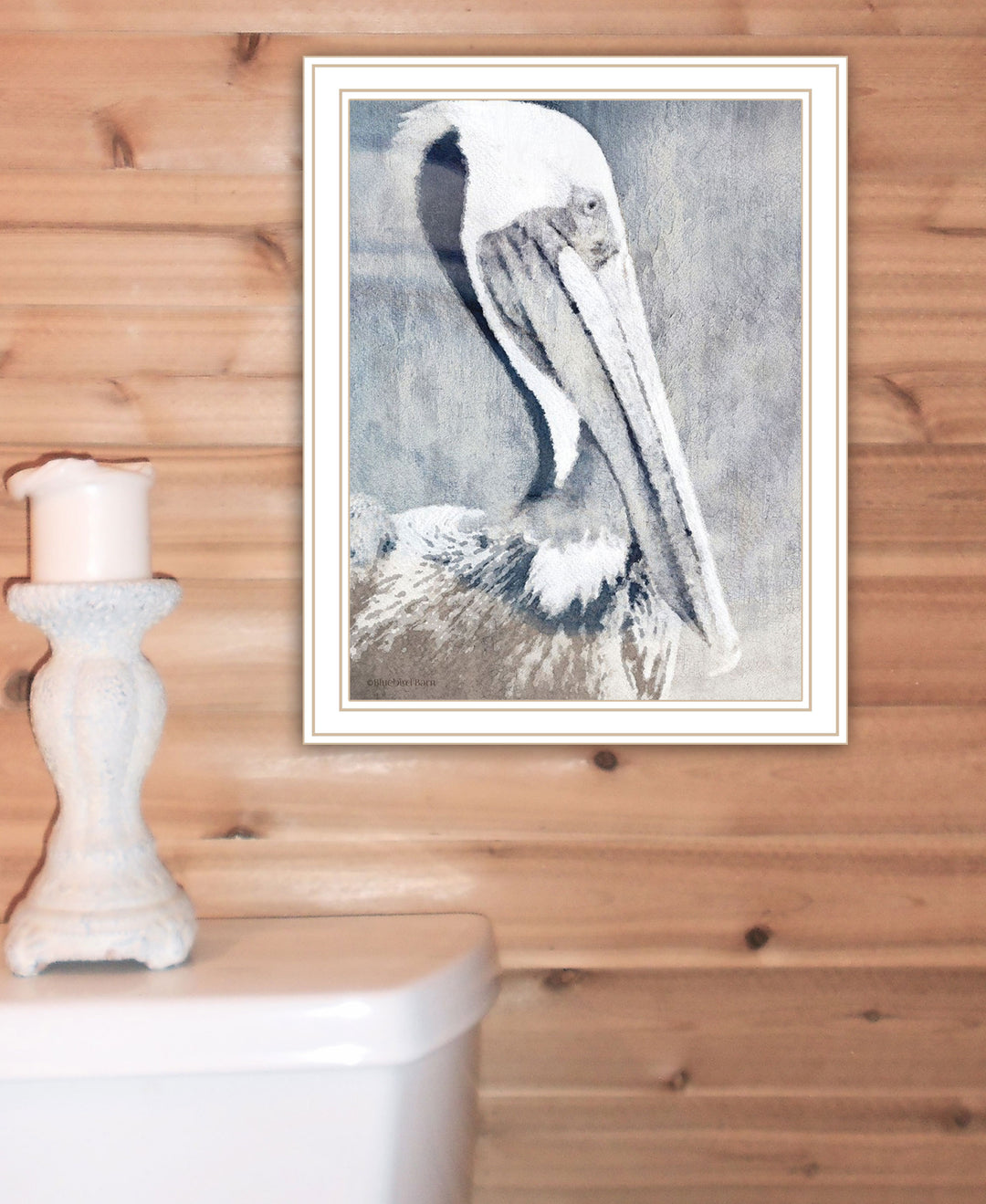 PELICAN Black Framed Print Wall Art