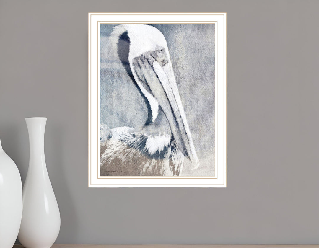 PELICAN Black Framed Print Wall Art