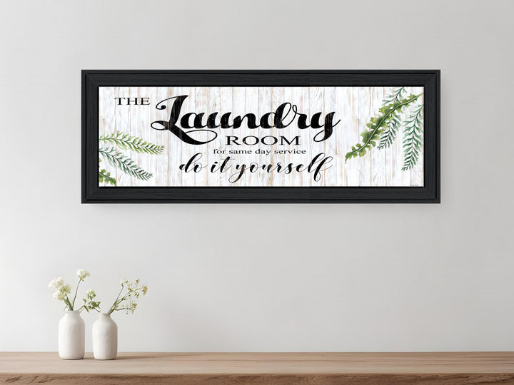 The Laundry Room Black Framed Print Laundry Wall Art