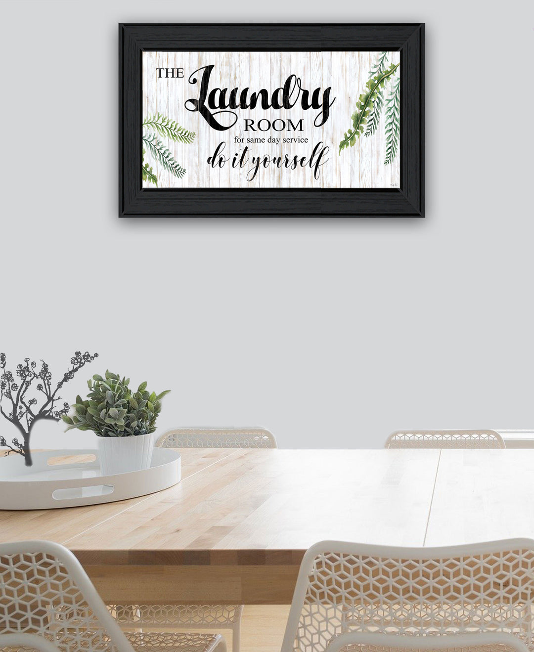 The Laundry Room-Same Day Service Framed Print Wall Art