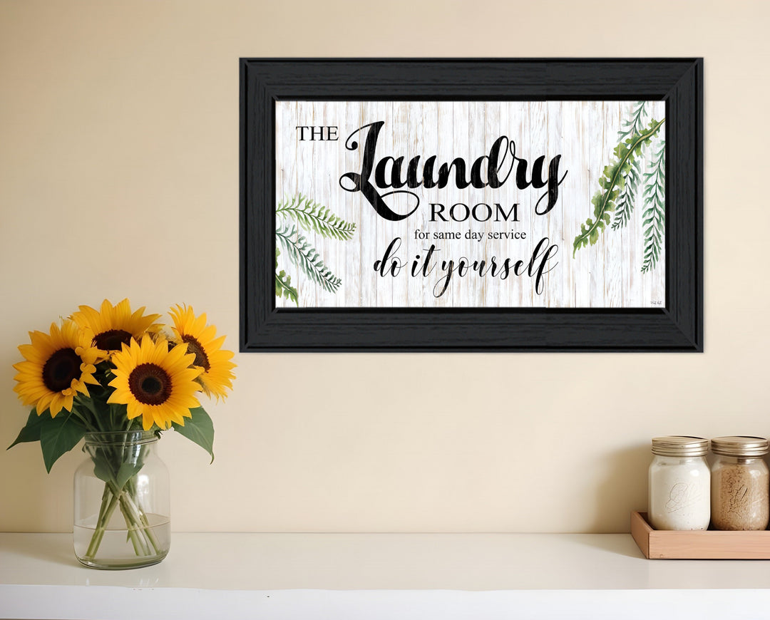 The Laundry Room-Same Day Service Framed Print Wall Art