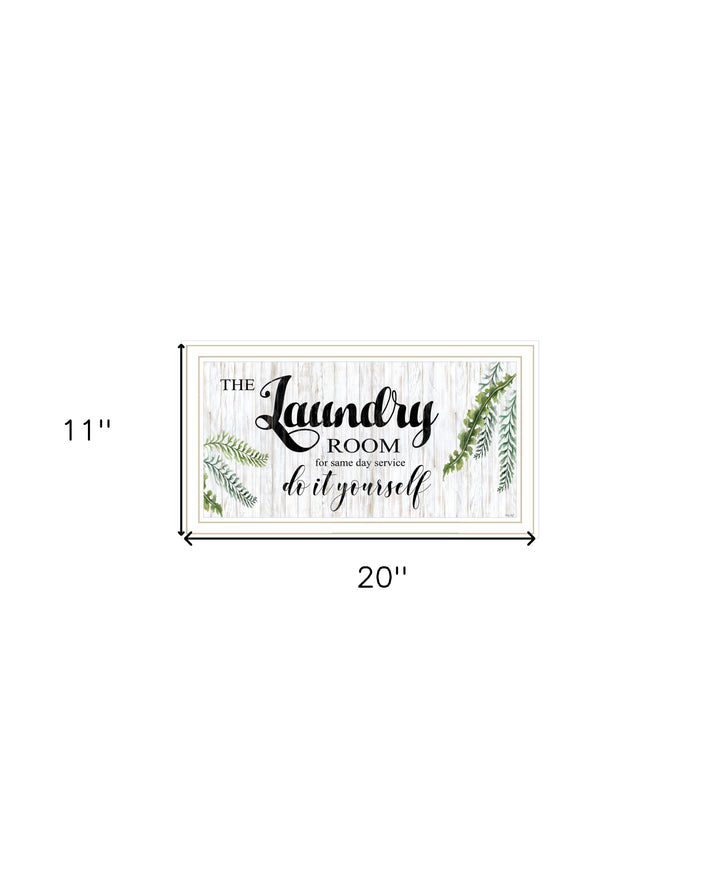 The Laundry Room-Same Day Service Framed Print Wall Art