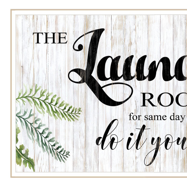 The Laundry Room-Same Day Service Framed Print Wall Art