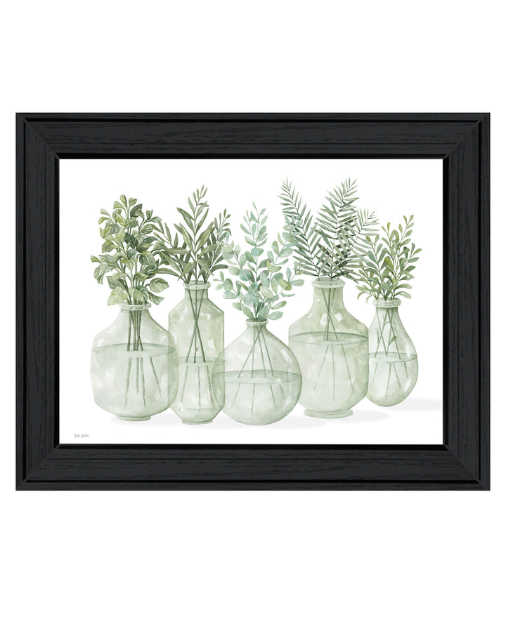 Simply Sage Black Framed Print Wall Art