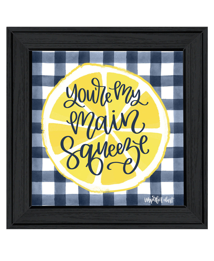 Main Squeeze Black Framed Print Wall Art