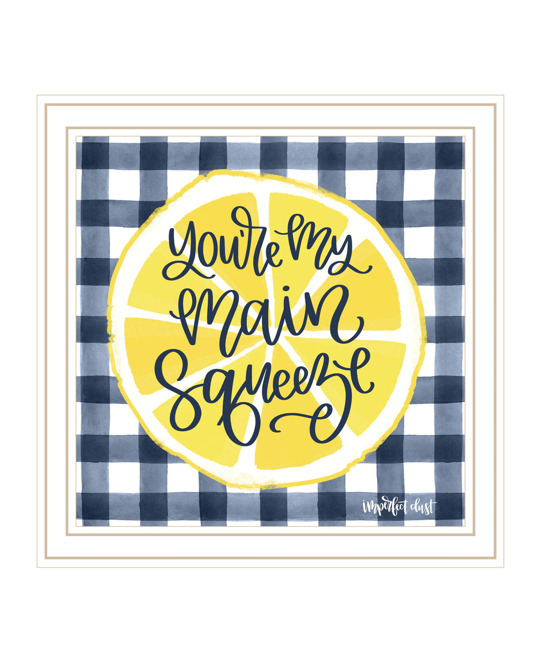 Main Squeeze Black Framed Print Wall Art