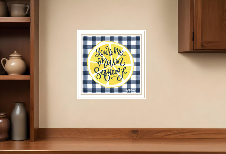 Main Squeeze Black Framed Print Wall Art