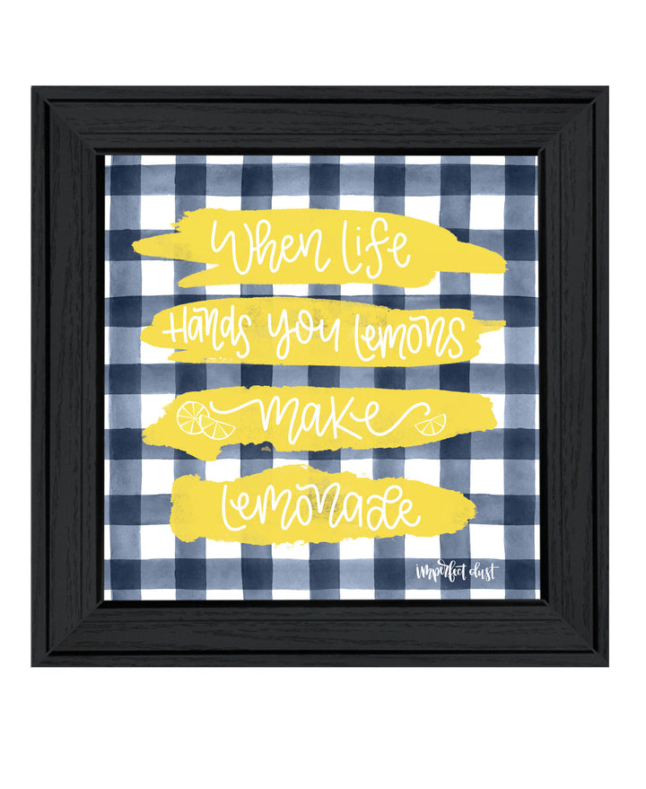 Make Lemonade Black Framed Print Wall Art