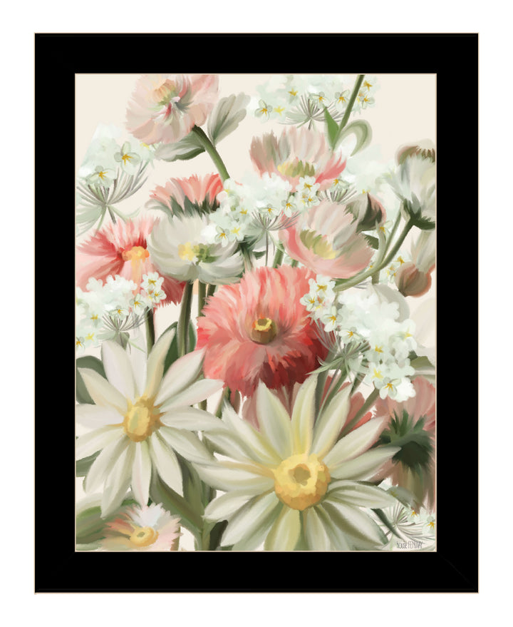 Summer Wildflowers For You Black Framed Print Wall Art